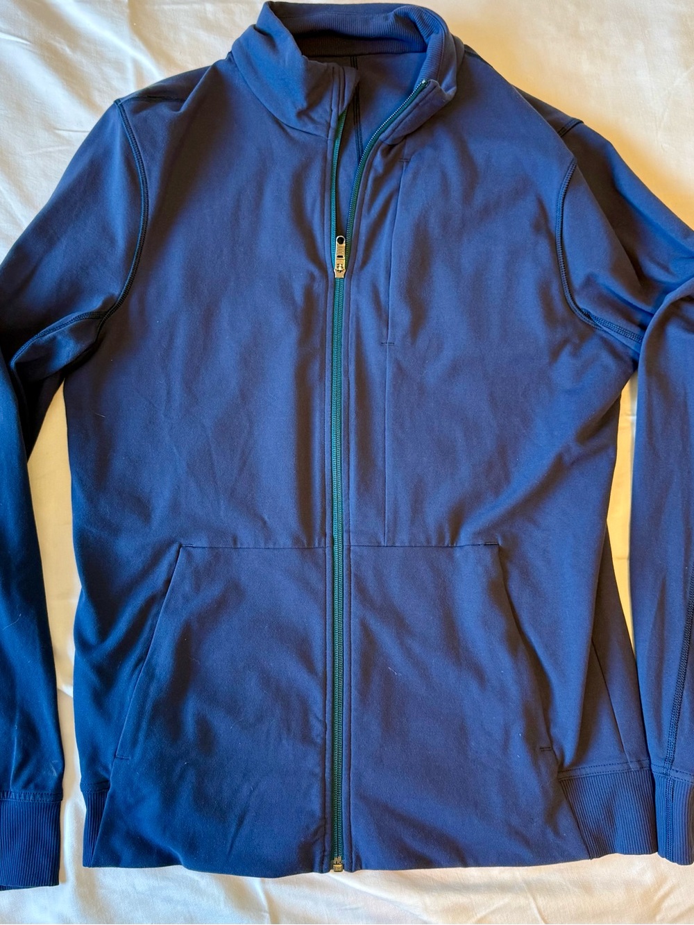Lululemon Men's Full-Zip Sweater Jacket in Deep Blue